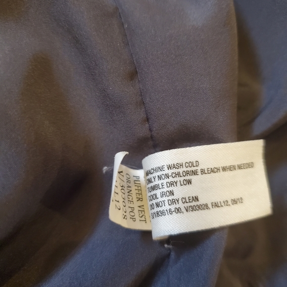 Orange Baby Gap Puffer Vest - Picture 5 of 6